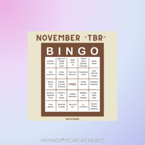 TBR BINGO for November